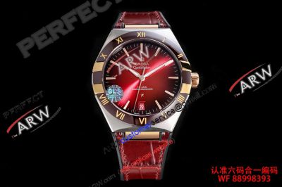 BLS Factory Clone Omega Constellation Gradient Red Dial 41mm Watch